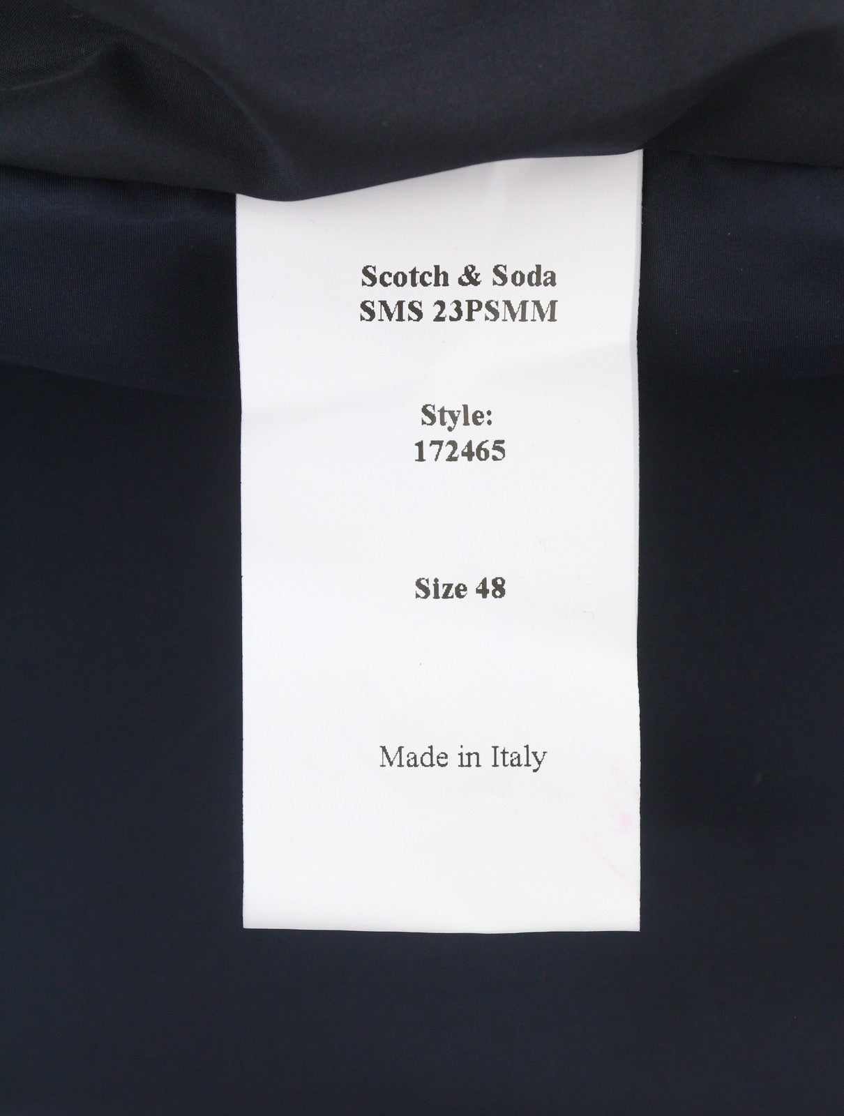 SCOTCH & SODA Men Waistcoat M Houndstooth Button-Up Notch Lapel Vest