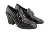 Black Leather Heels
