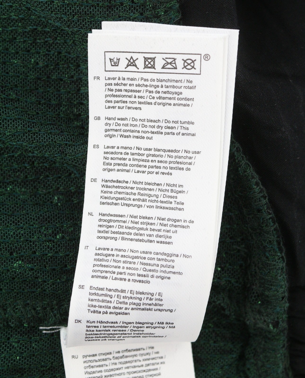 MAJE Liletie Women Blouse 1 S Green Fitted Shiny Sequined Balloon Sleeves RRP189