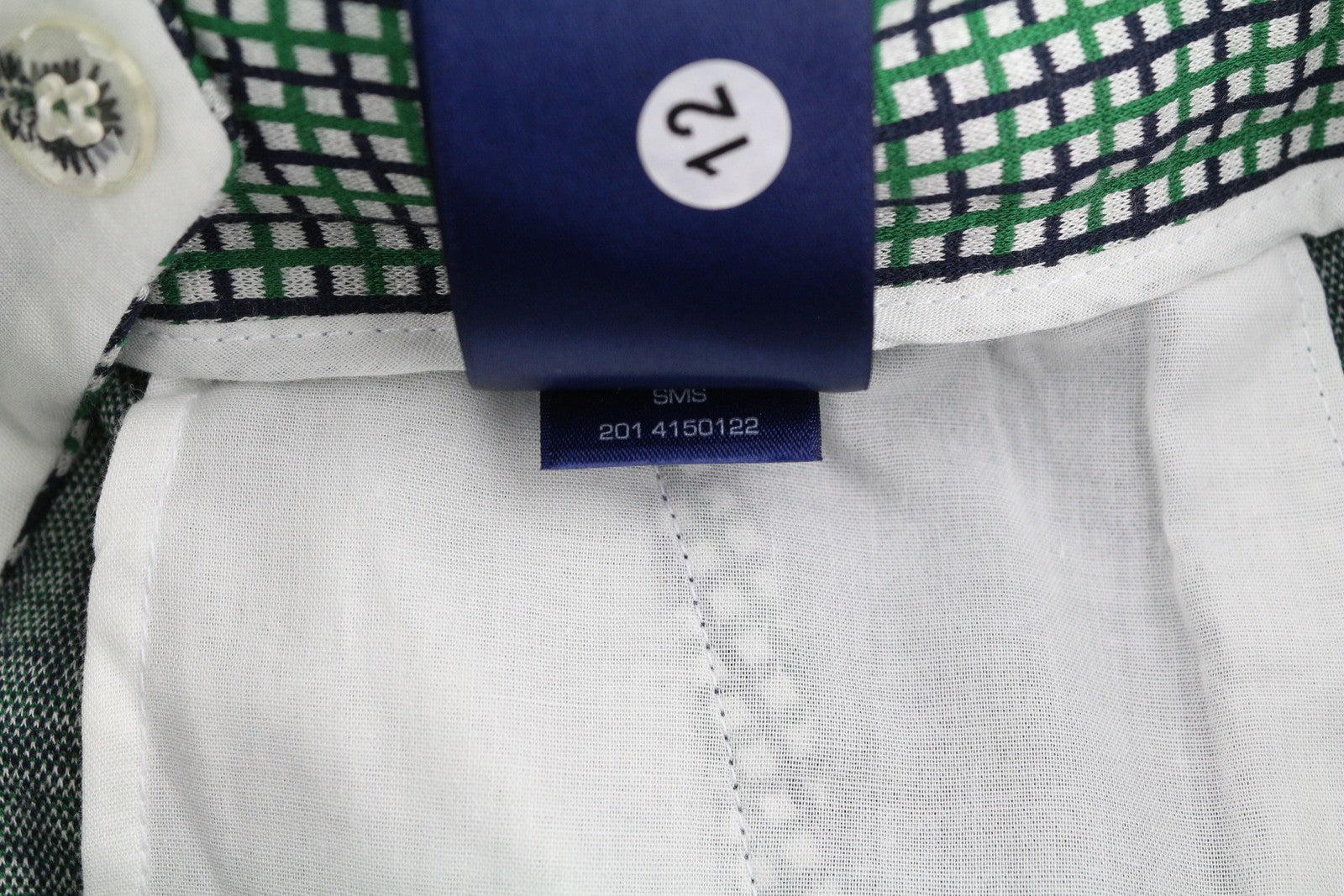 GANT Preppy Check Cigarette Women Trousers EU36 Green Ankle Slim