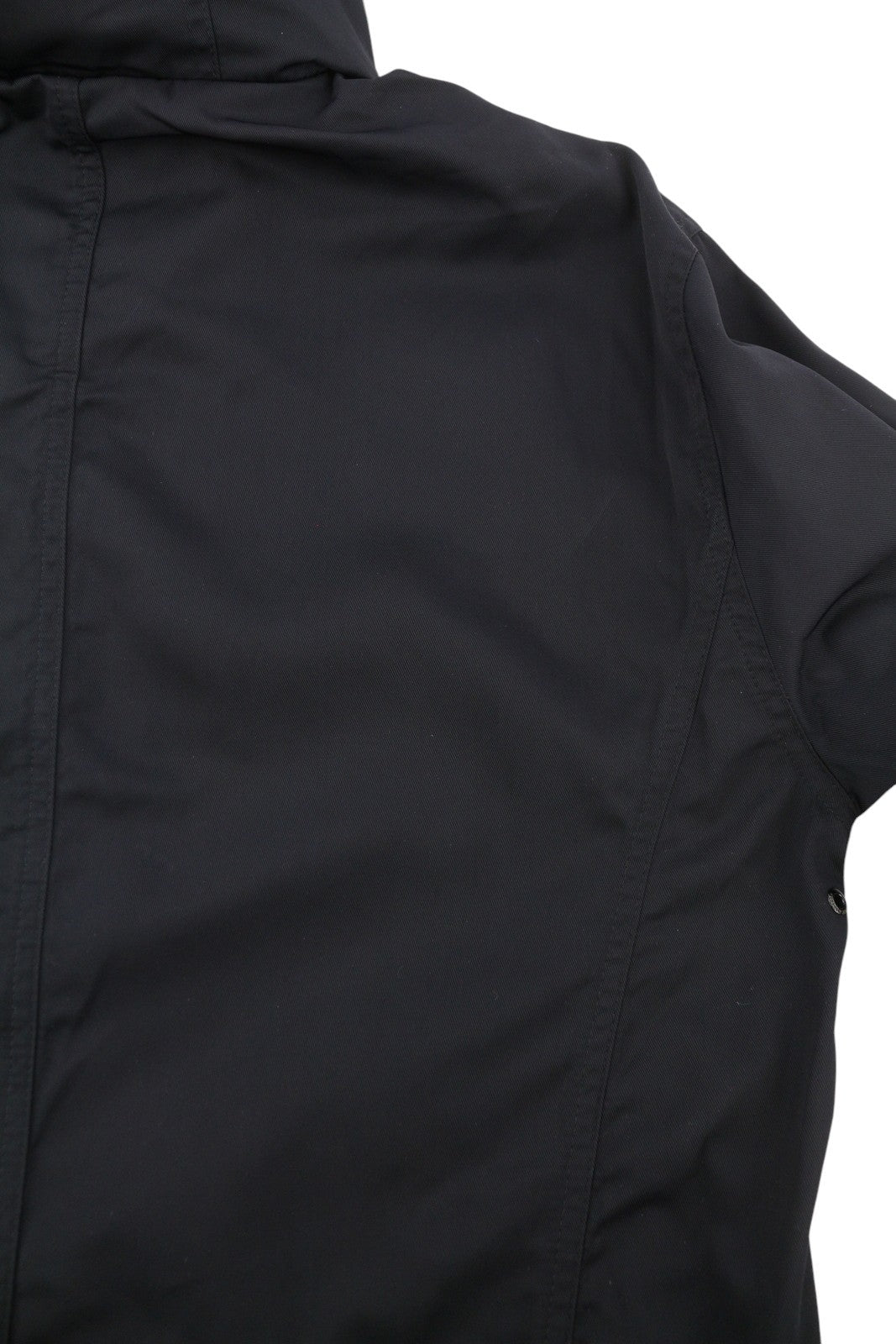 SCOTCH & SODA Men Jacket M Black Double Hood Lightweight Mid-Length Parka