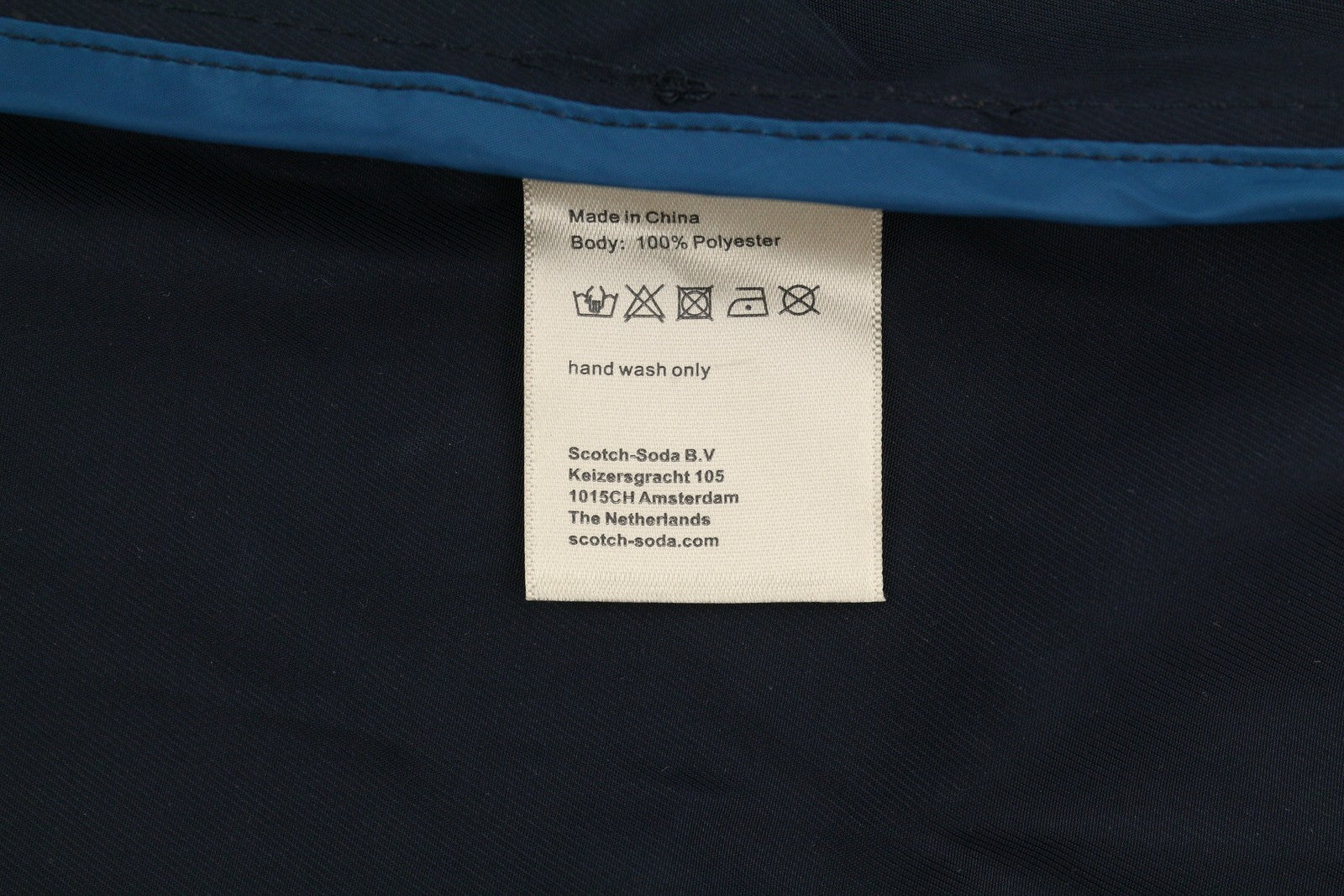 SCOTCH & SODA Men Jacket M Black Double Hood Lightweight Mid-Length Parka