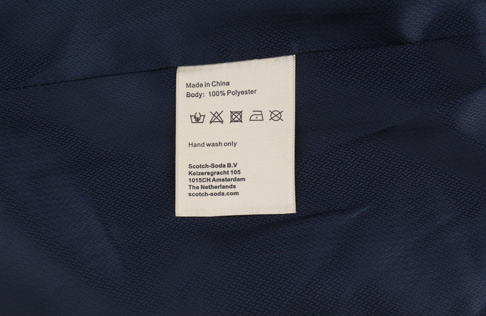 SCOTCH & SODA Men Coat M Brown Double Breasted Peak Lapel Mid-Length