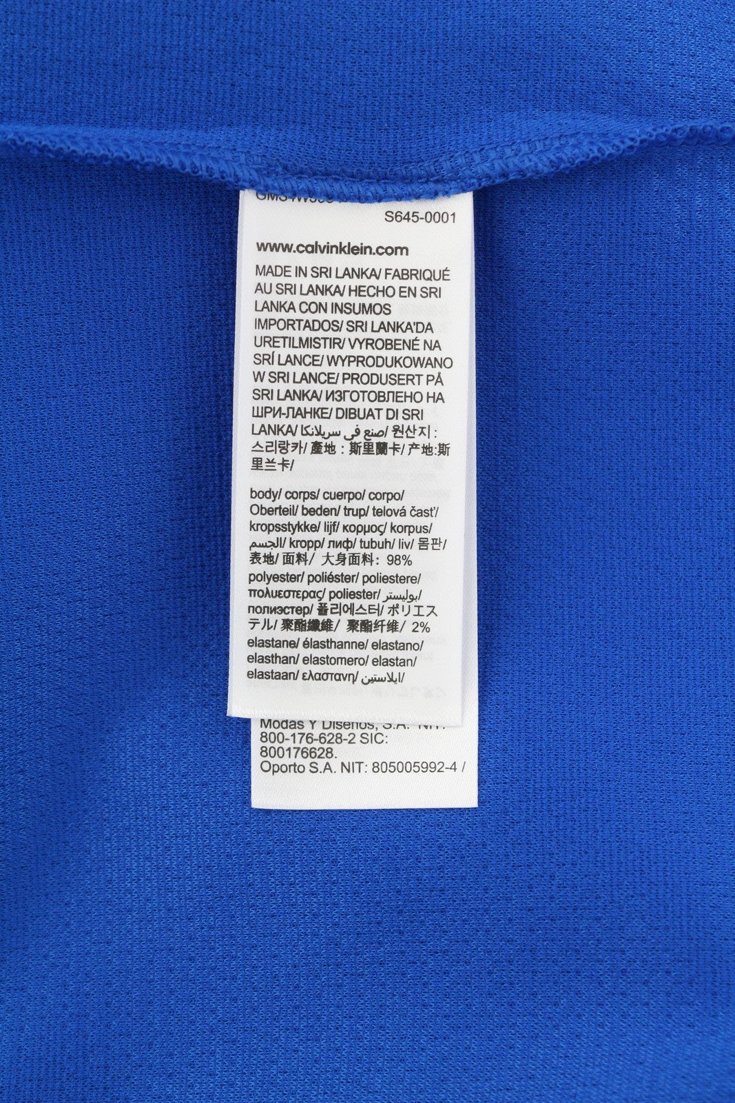 CALVIN KLEIN Men Sweatshirt XS Blue Crew Neck Logo Pull On RRP109