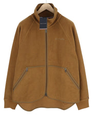 TOMMY HILFIGER Archive Fit Men Sweatshirt M Brown Full Zip High Neck