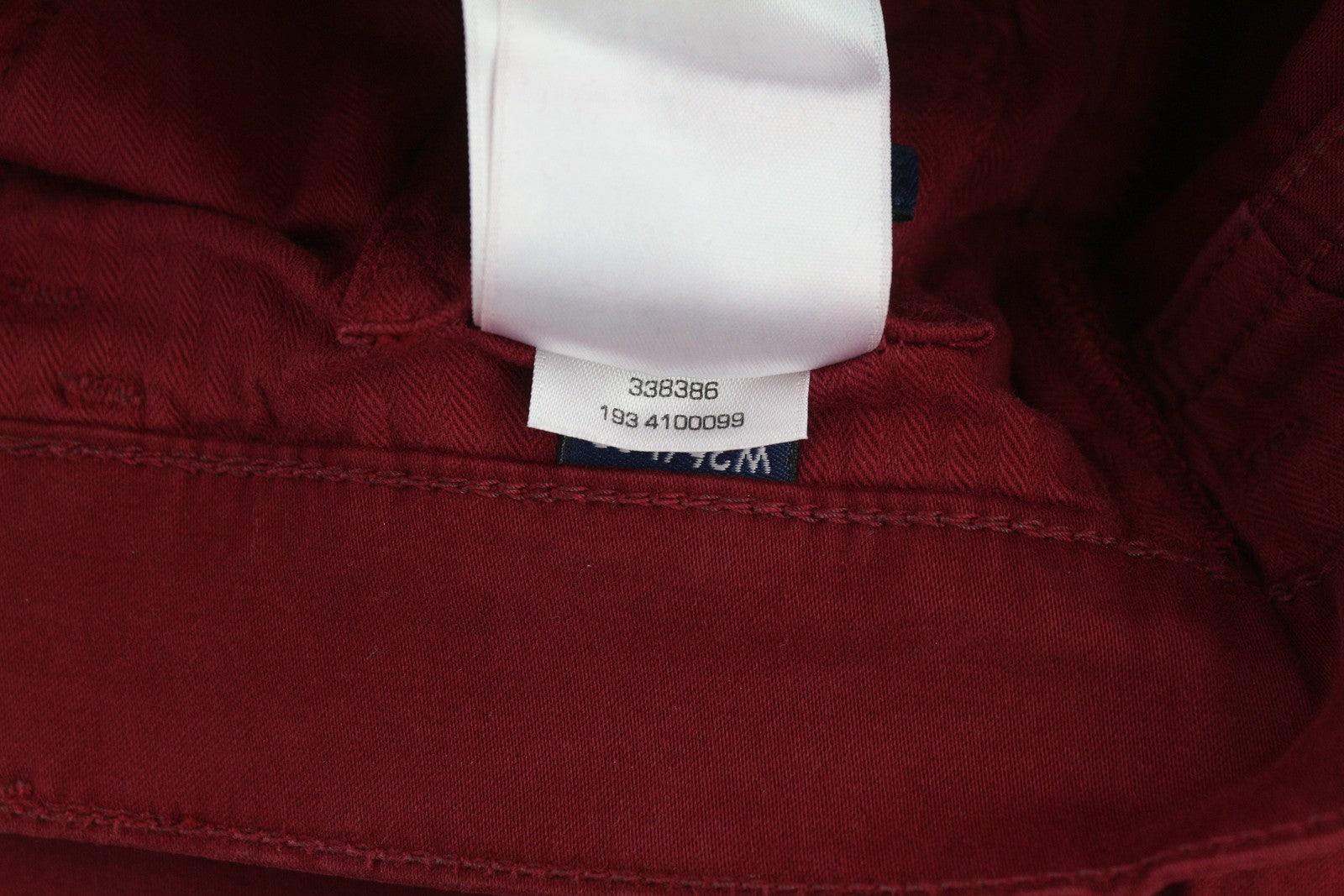 GANT Skinny Satin Women Trousers W26/L32 Dark Red Zip Casual