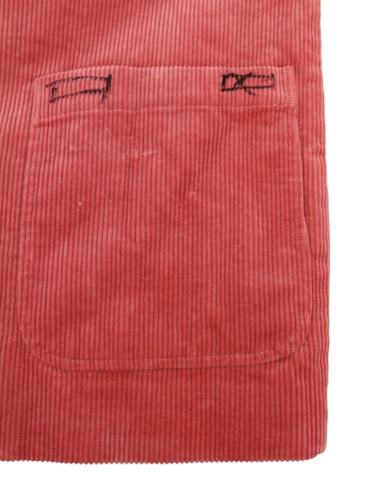 SCOTCH & SODA Men Blazer M Red Corduroy Button-Up Half Lined