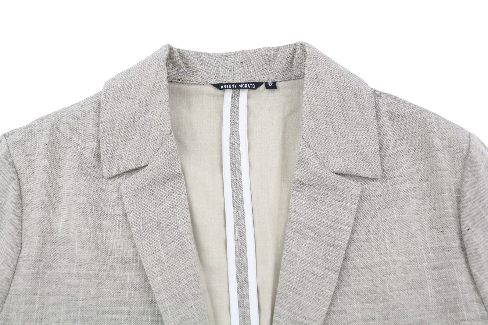 ANTONY MORATO Men Blazer M Light Brown Notch Unlined