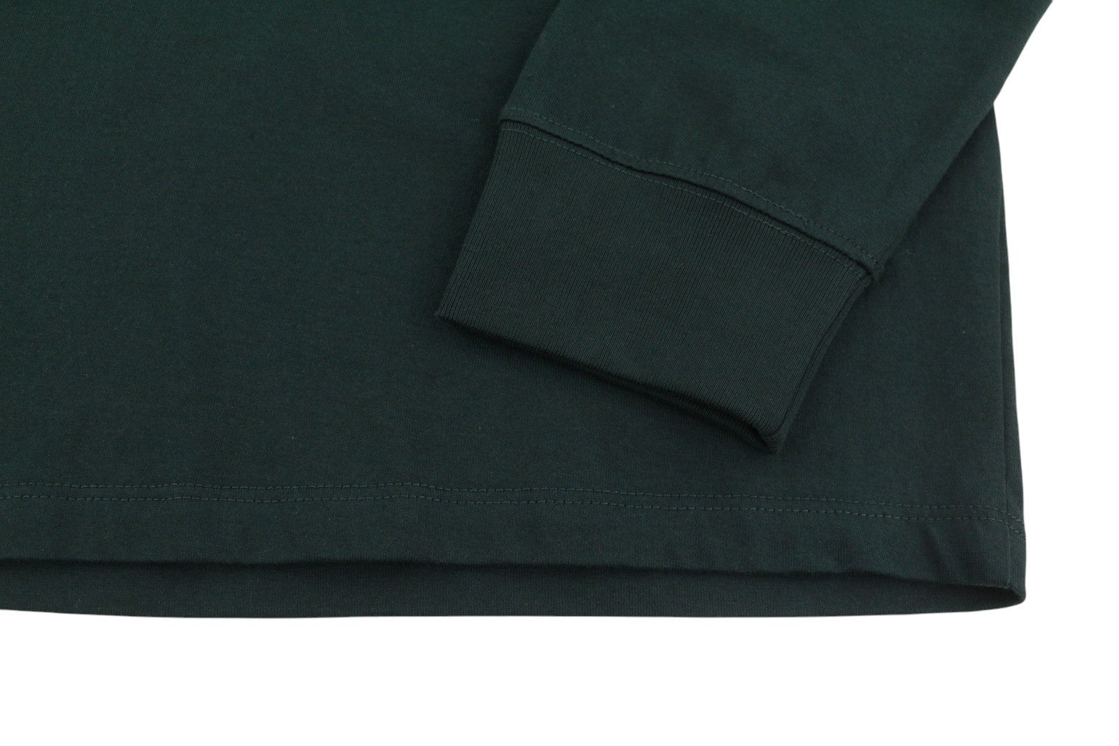 SCOTCH & SODA Men T-Shirt M Dark Green Cotton Crew Neck Long Sleeve Pull On