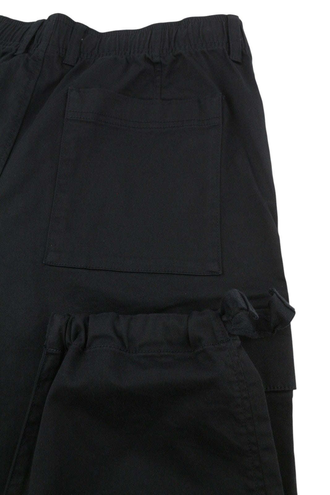 CALVIN KLEIN Straight Cargo Men Trousers 2XL Black Patch Pocket Regular