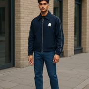 TOMMY HILFIGER Thc Cc Sporty Ivy Men Jacket M Blue Oversized Light