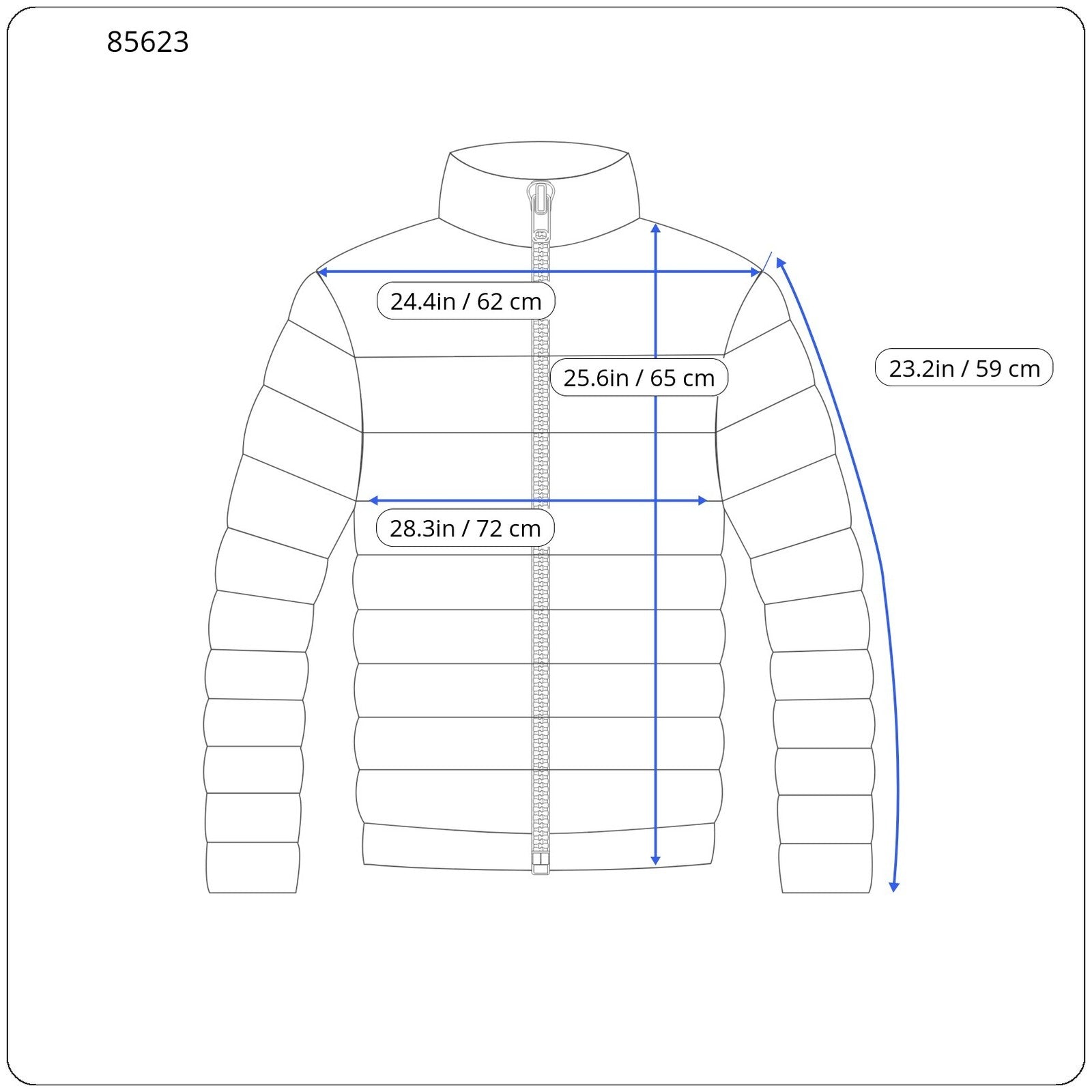 TOMMY HILFIGER Thc Cc Sporty Ivy Men Jacket M Blue Oversized Light