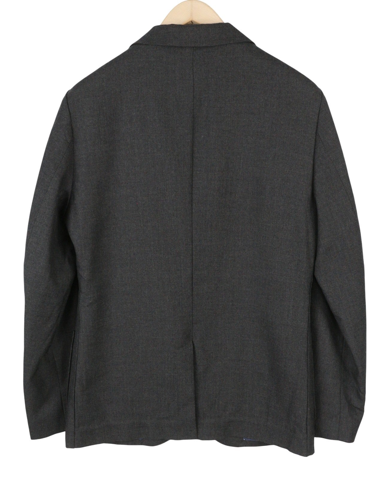 SCOTCH & SODA Men Blazer S Grey Graphite Melange Notch Lapel Half Lined Button