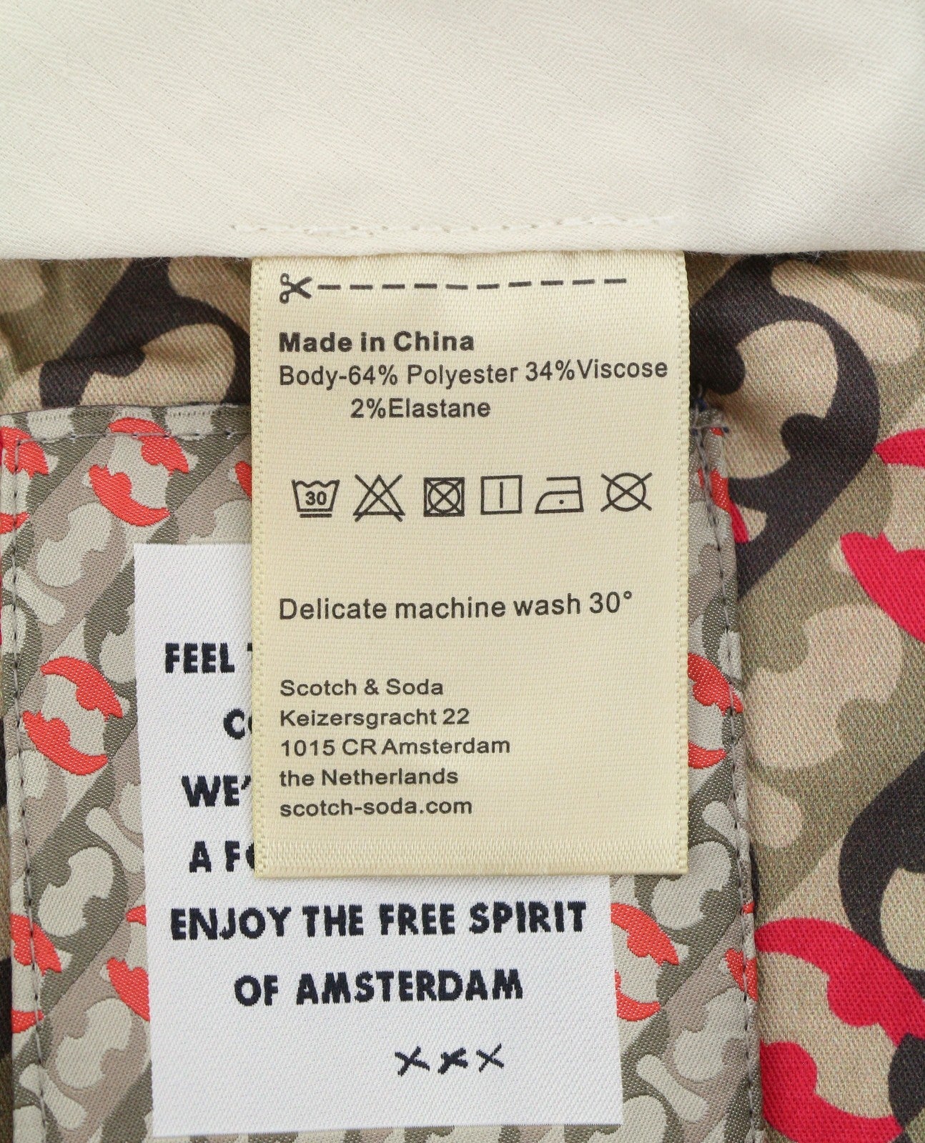 SCOTCH & SODA Men Suit M Golden Brown Check Yarn-Dyed Single Breasted 2PC