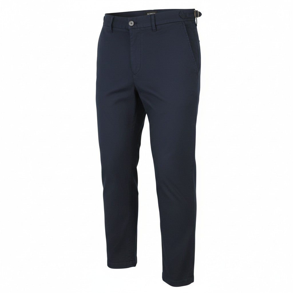 SCOTCH & SODA The Drift Men Trousers W32/L32 Dark Blue Regular Tapered Stretch