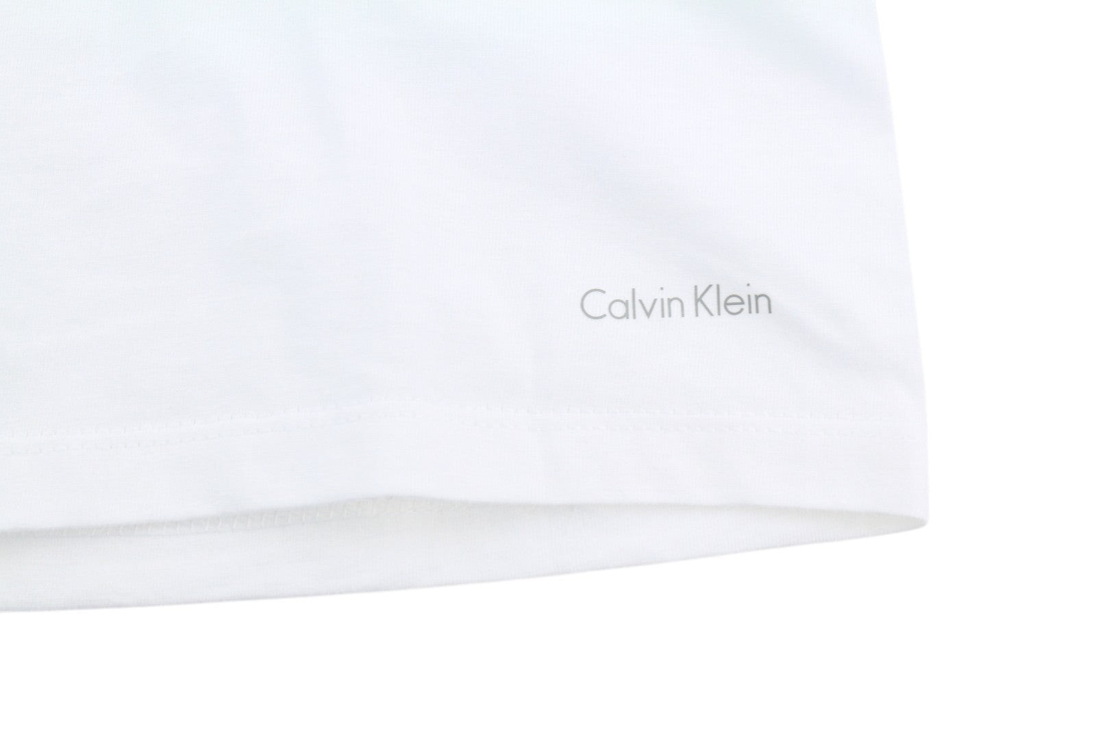 CALVIN KLEIN Classic Men T-Shirt M White Crew Neck Short Sleeve 2 Pack
