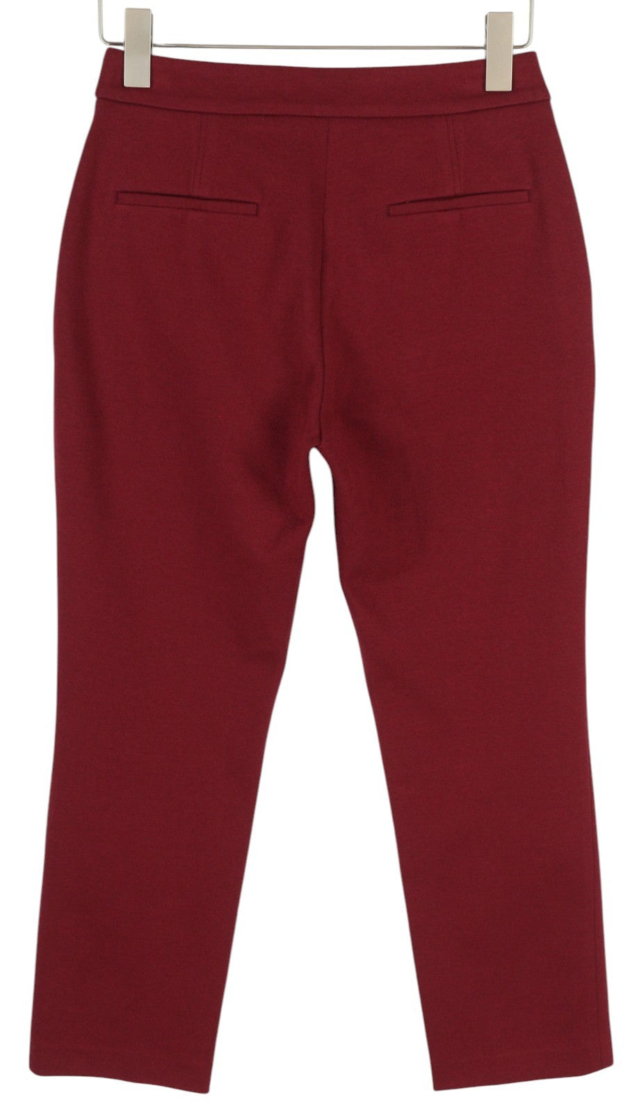 GANT Jersey Cigarette Women Trousers EU36 Red Slim Ankle