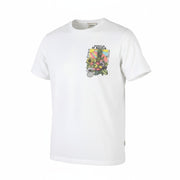 SCOTCH & SODA Men T-Shirt L White Cotton Tricot Crew Neck Short Sleeved