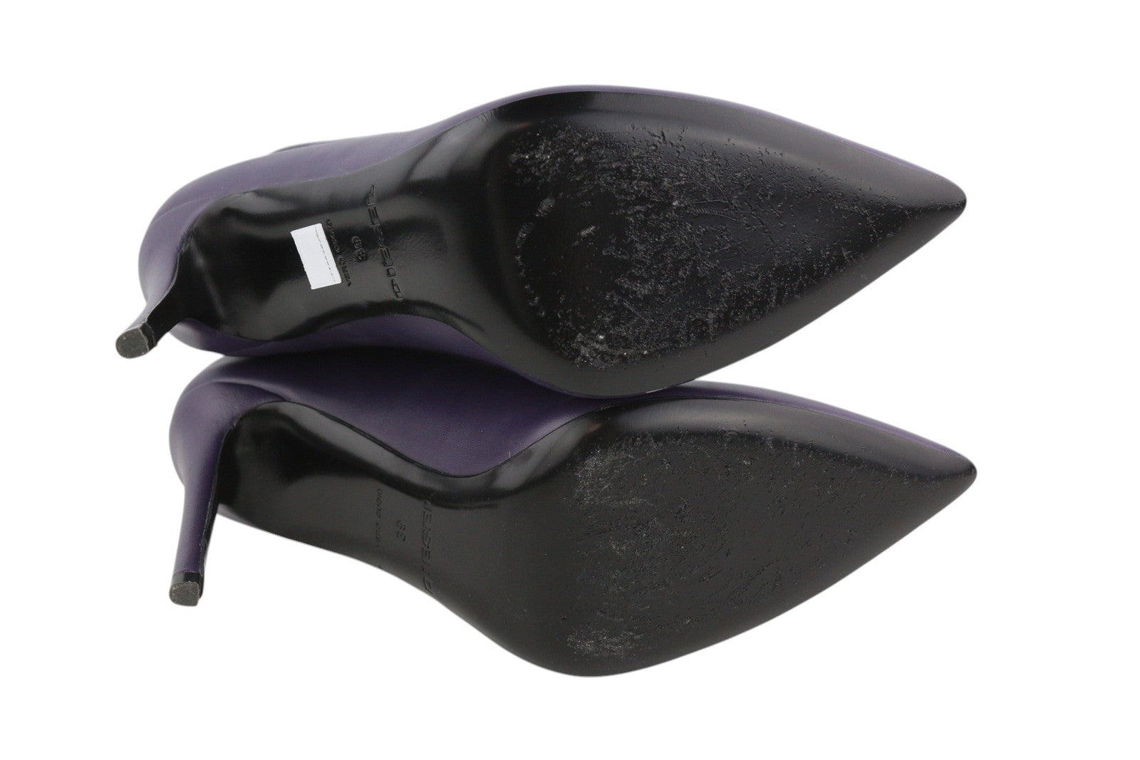 DIESEL D-Yucca Ab moteriški bateliai, 39 dydžio, tamsiai mėlyni, dengti aukštakulniai, smailūs, RRP 300 € 