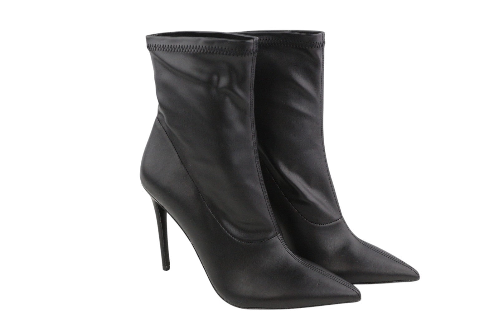 DIESEL D-Yucca Ab moteriški bateliai, juodi, dengti aukštakulniai, smaili noselė, 39 EU, RRP 300 € 