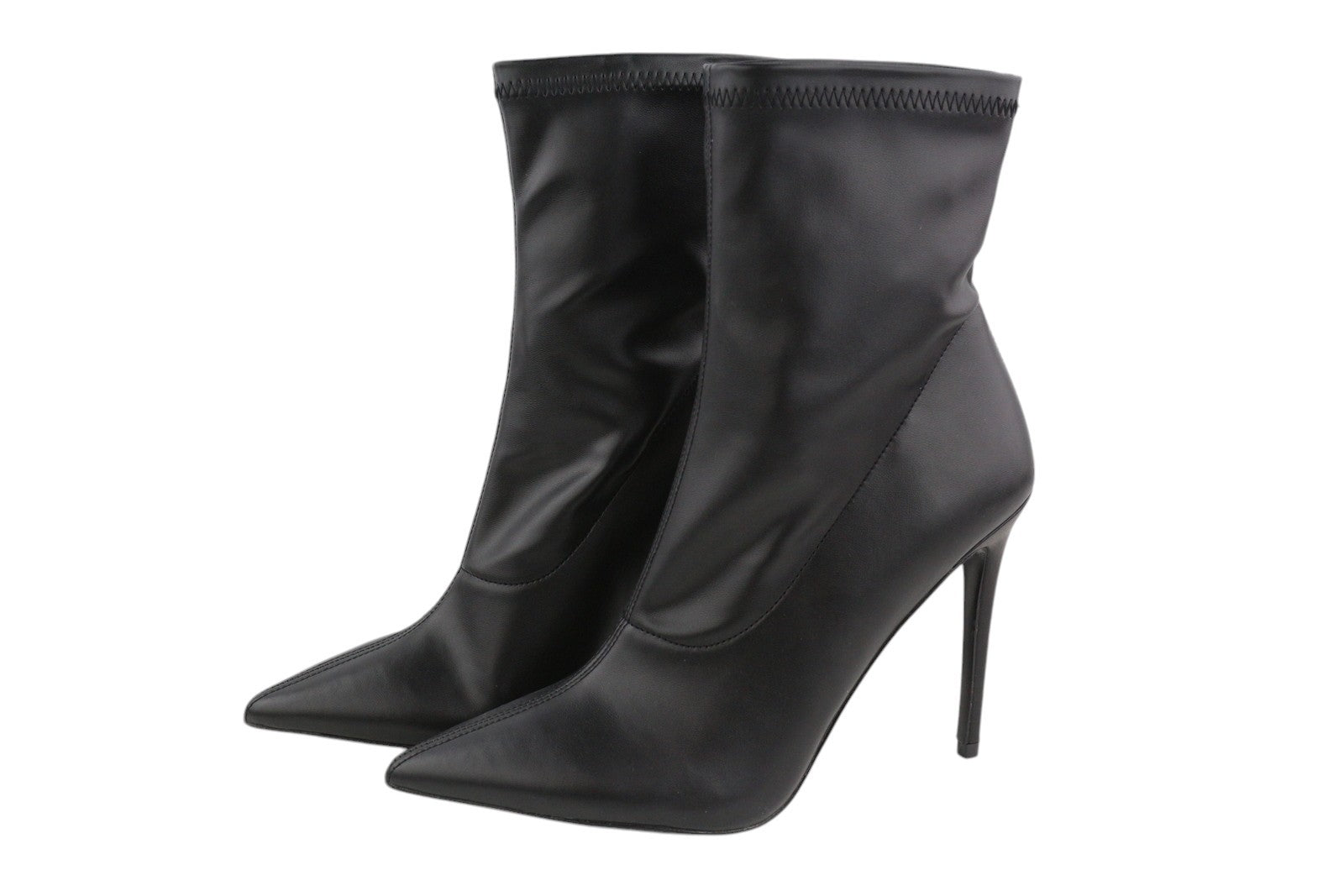 DIESEL D-Yucca Ab moteriški bateliai, juodi, dengti aukštakulniai, smaili noselė, 39 EU, RRP 300 € 