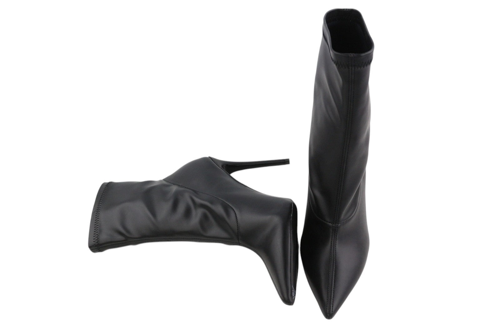 DIESEL D-Yucca Ab moteriški bateliai, juodi, dengti aukštakulniai, smaili noselė, 39 EU, RRP 300 € 