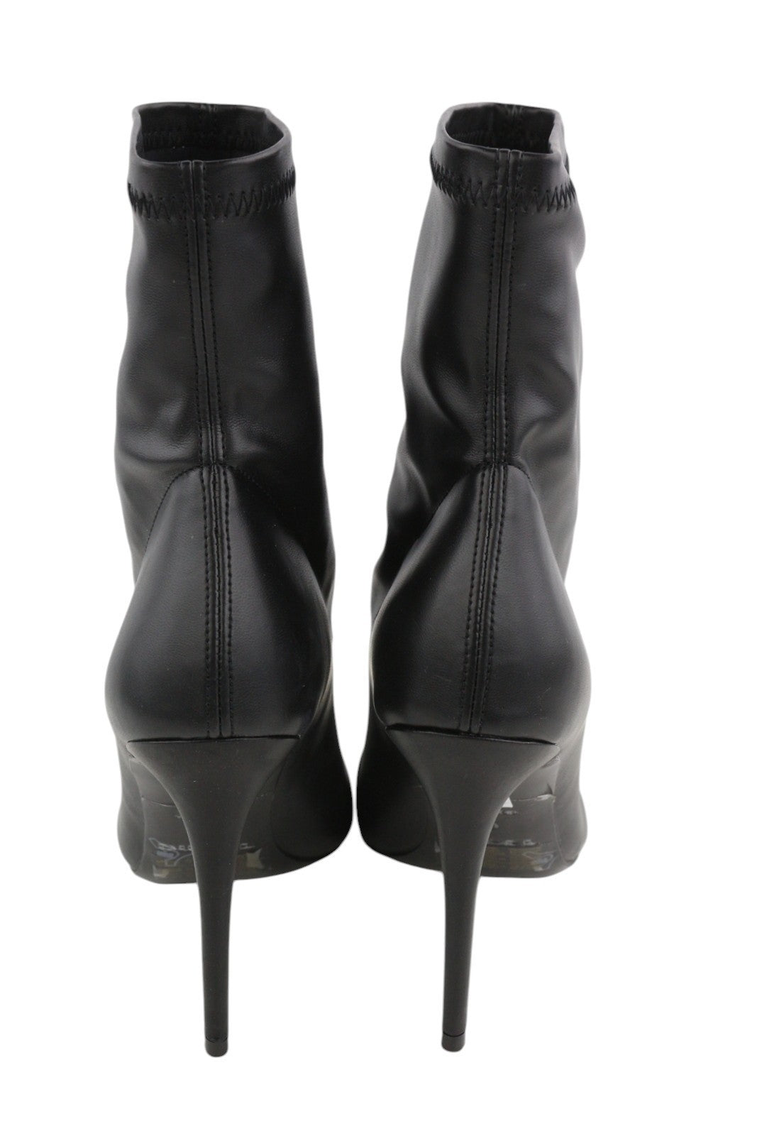 DIESEL D-Yucca Ab moteriški bateliai, juodi, dengti aukštakulniai, smaili noselė, 39 EU, RRP 300 € 