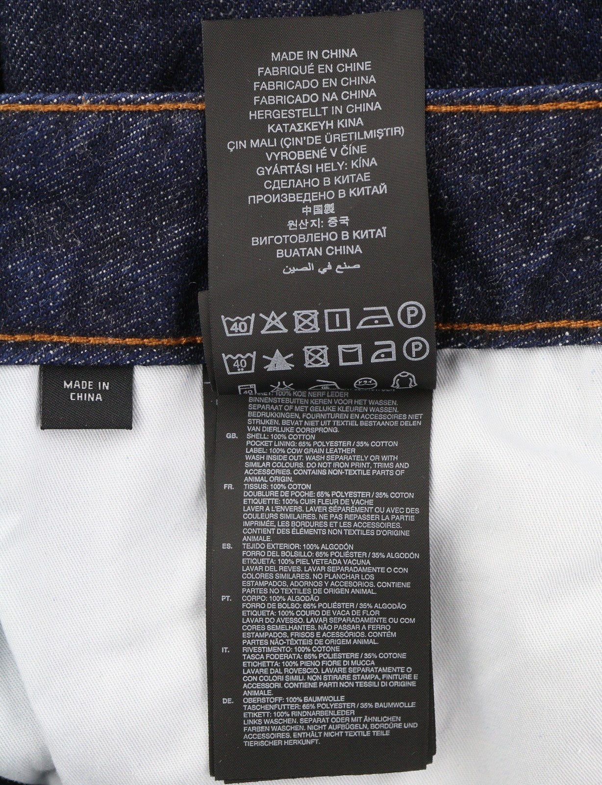 G-STAR 3301 Straight Men Jeans W36 Dark Blue Button Fly Denim