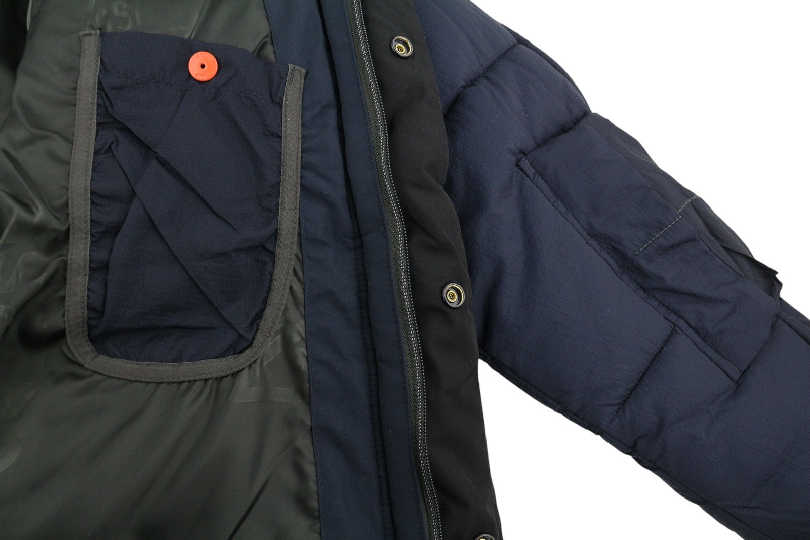 G-STAR Field HDD Puffer Men Jacket S Dark Blue Padded Quilted Puffer RRP269