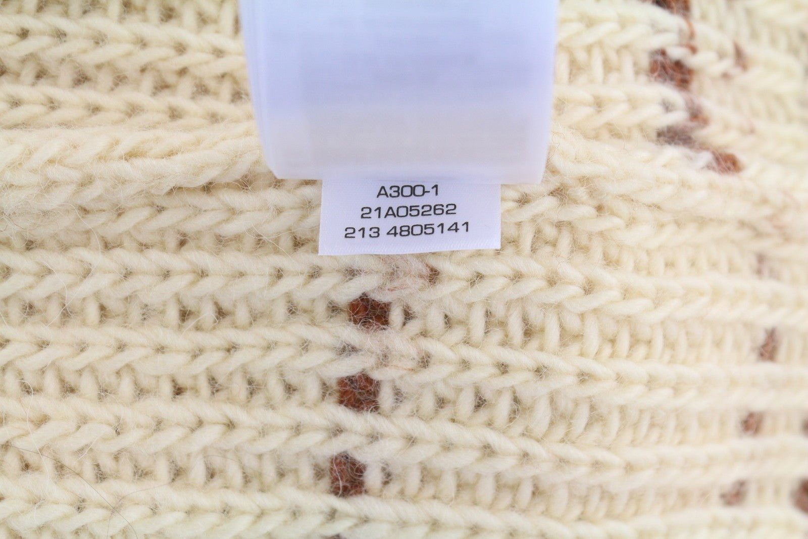 GANT Multi Color Turtle Women Jumper M Beige Pattern Wool Knit