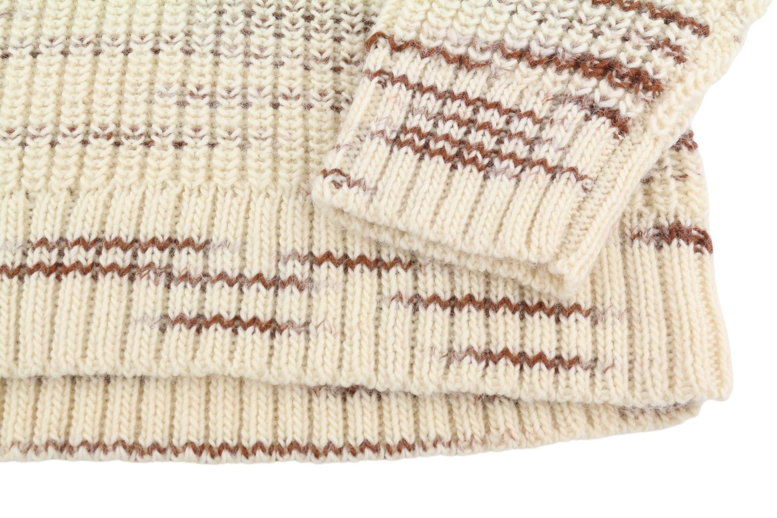 GANT Multi Color Turtle Women Jumper M Beige Pattern Wool Knit