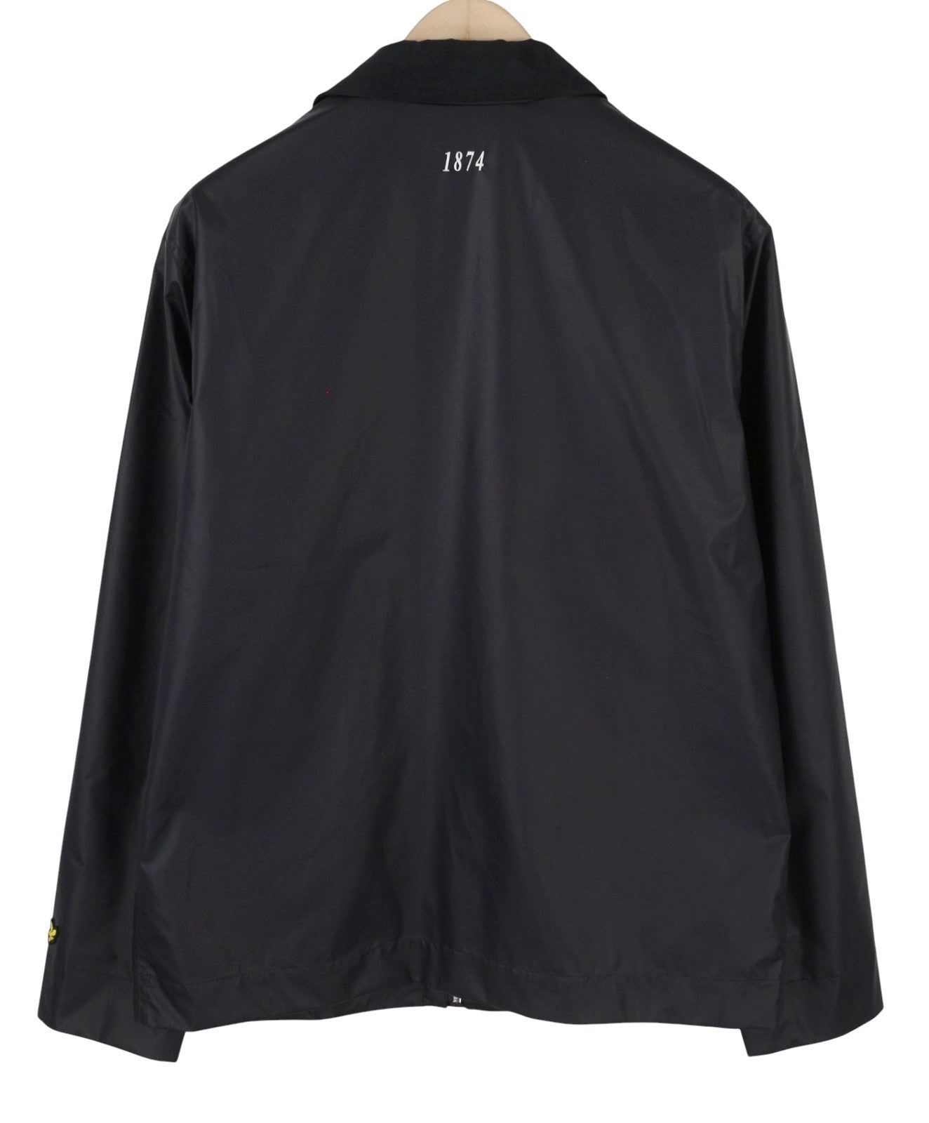 LYLE & SCOTT Coach Men Jacket M Dark Blue Water Repellent Full Zip Lightweight