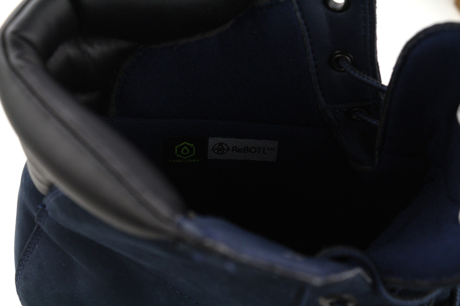 TIMBERLAND A2K58-A6425 vyriški EU46/47.5 tamsiai mėlyni odiniai aukštakulniai laisvalaikio batai 