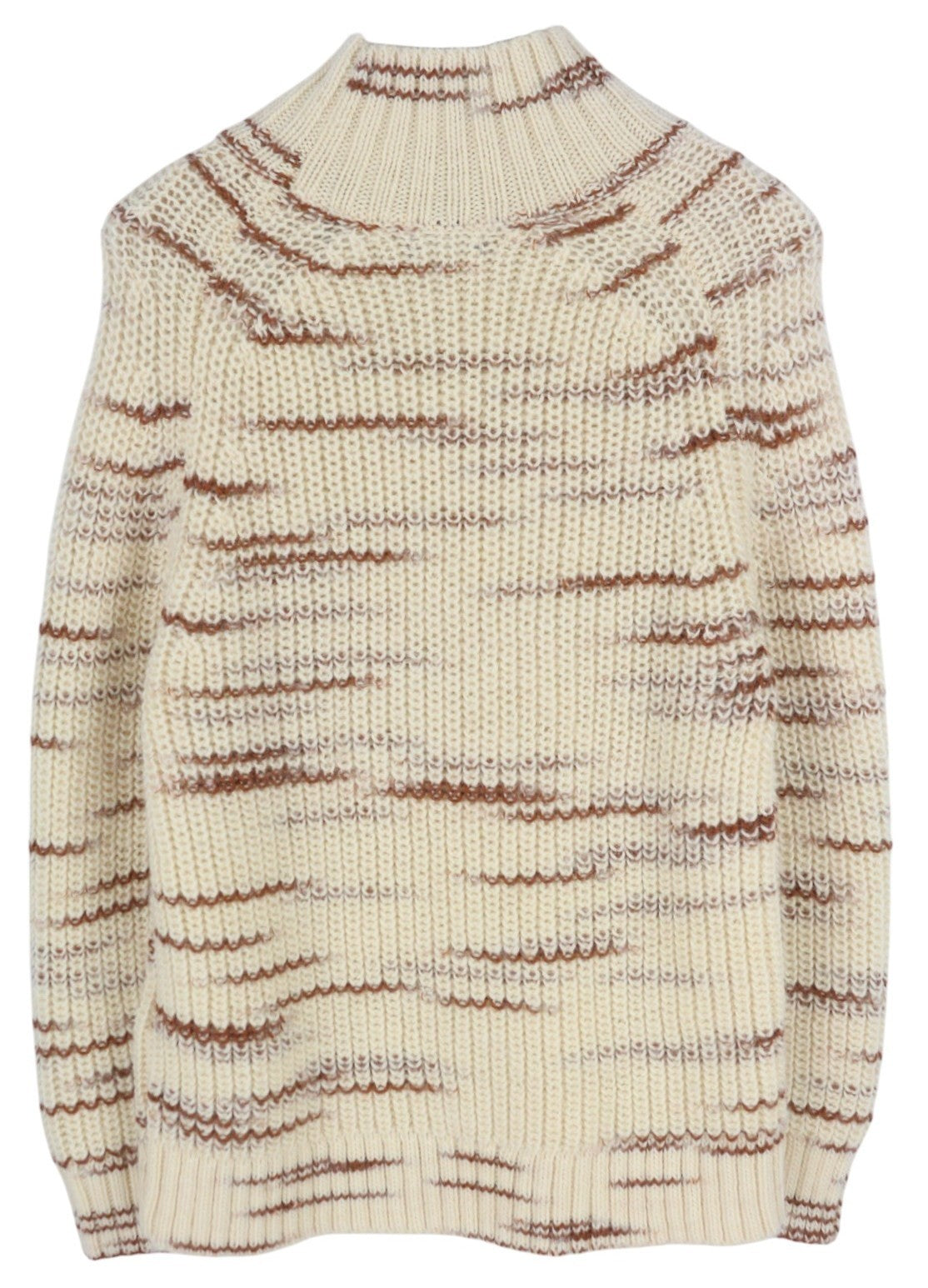 GANT Multi Color Turtle Women Jumper L Beige Patterned Knit