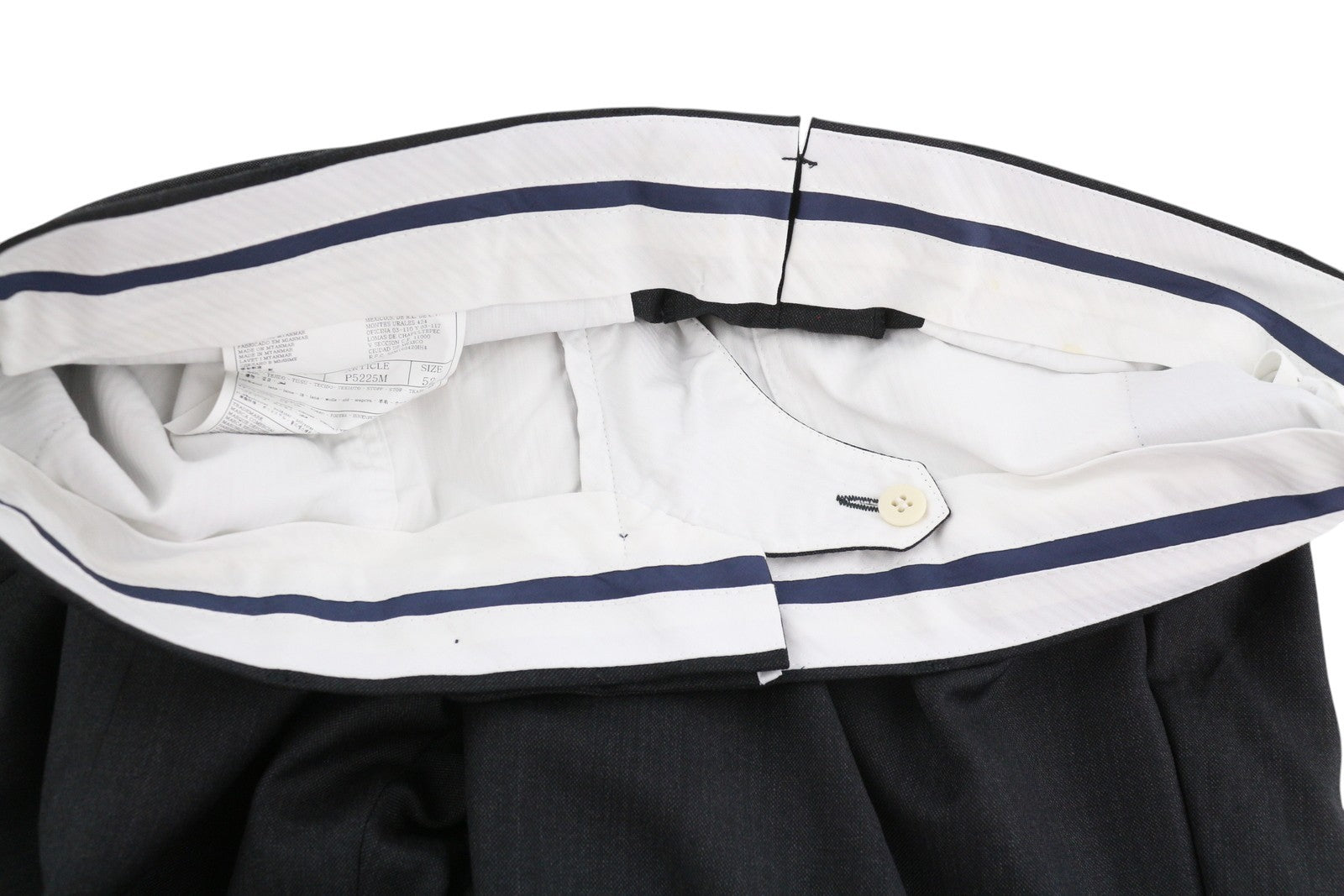 SUITSUPPLY Napoli Single Breasted Men Suit UK42R Dark Grey Wool 2 Pieces