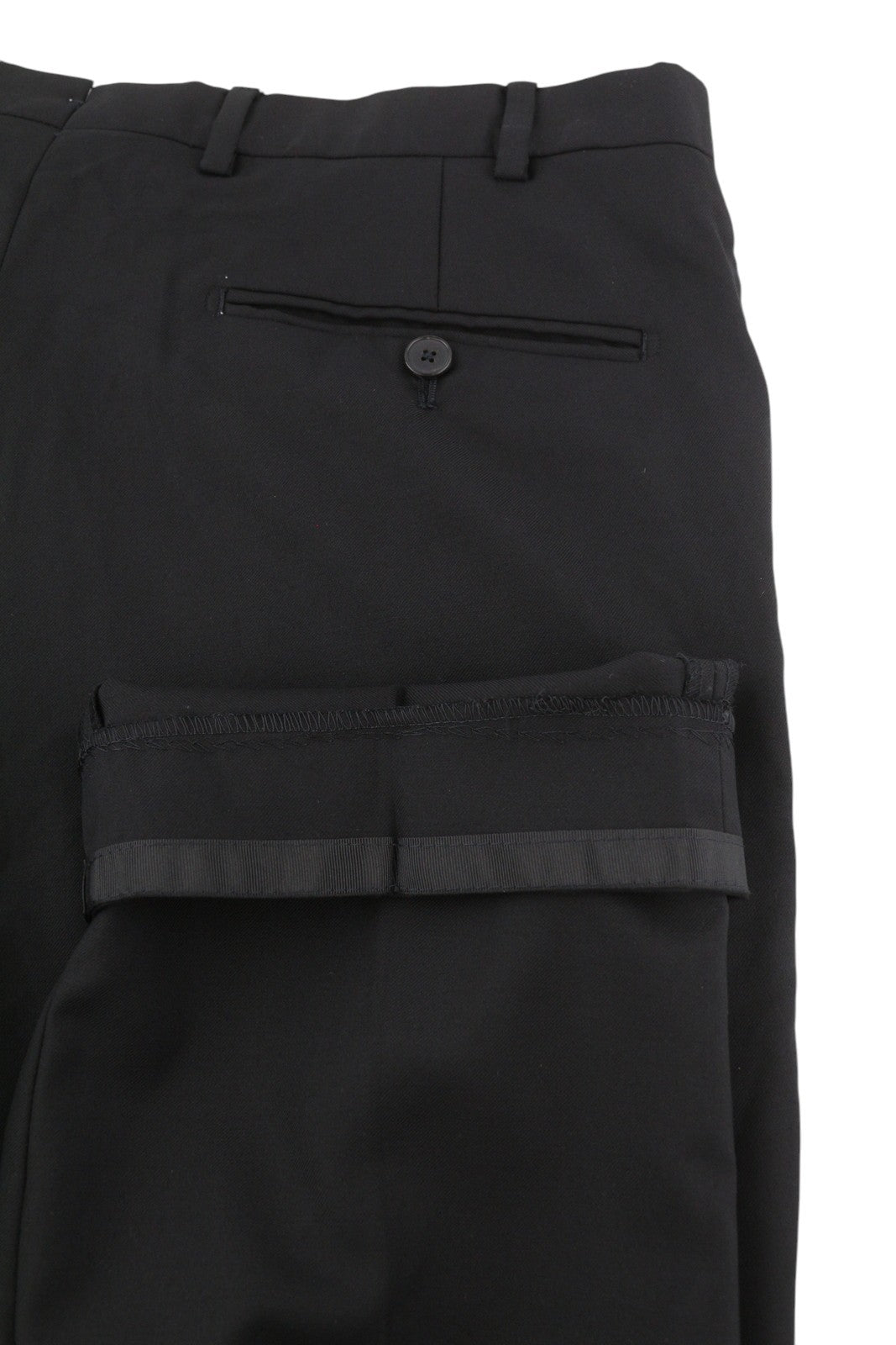SUITSUPPLY La Spalla Men Suit UK42R / W34 Black Wool Peak 2 Pieces