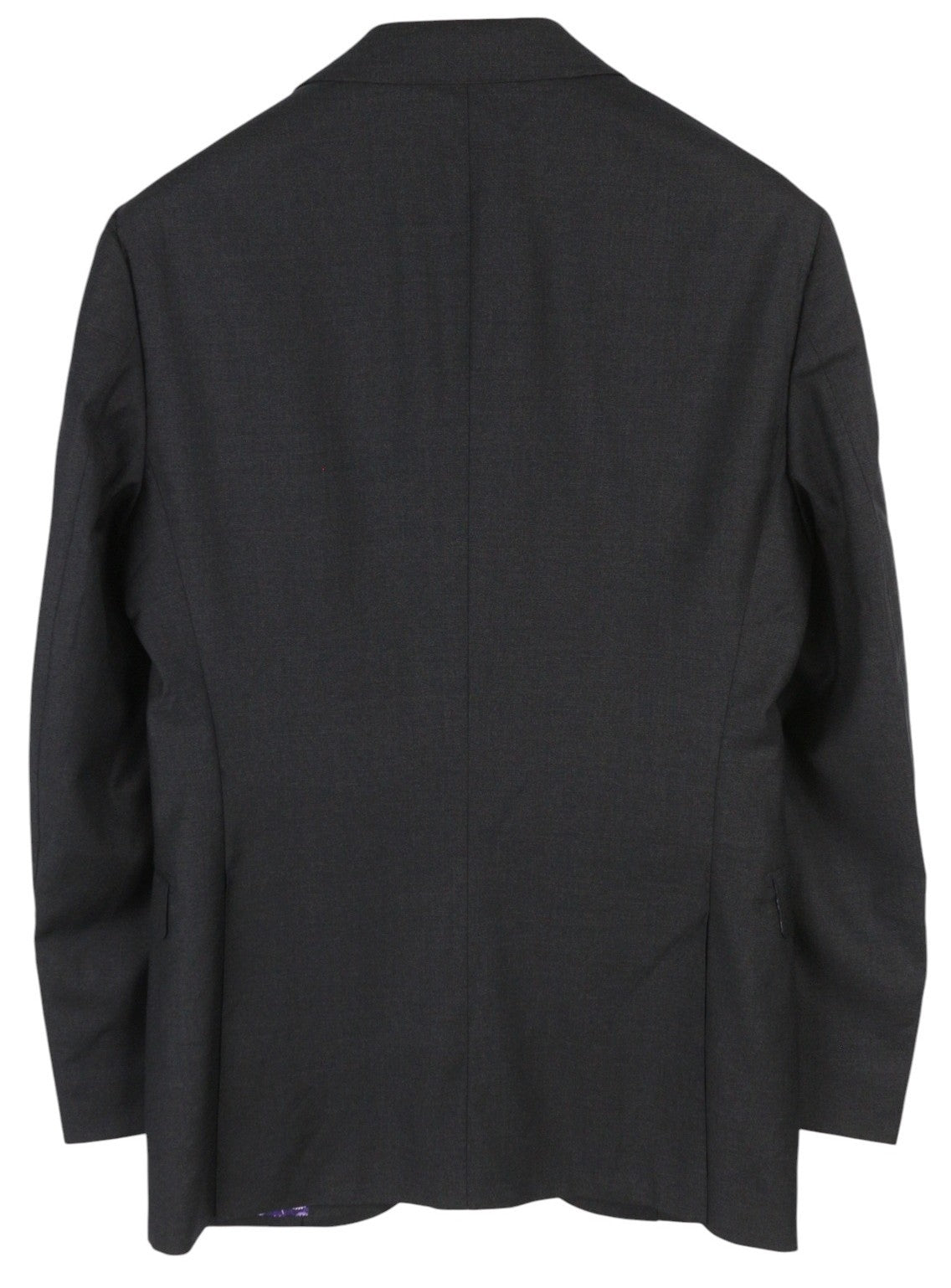 SUITSUPPLY La Spalla Men Suit UK36R Dark Grey Peak Lapel Wool