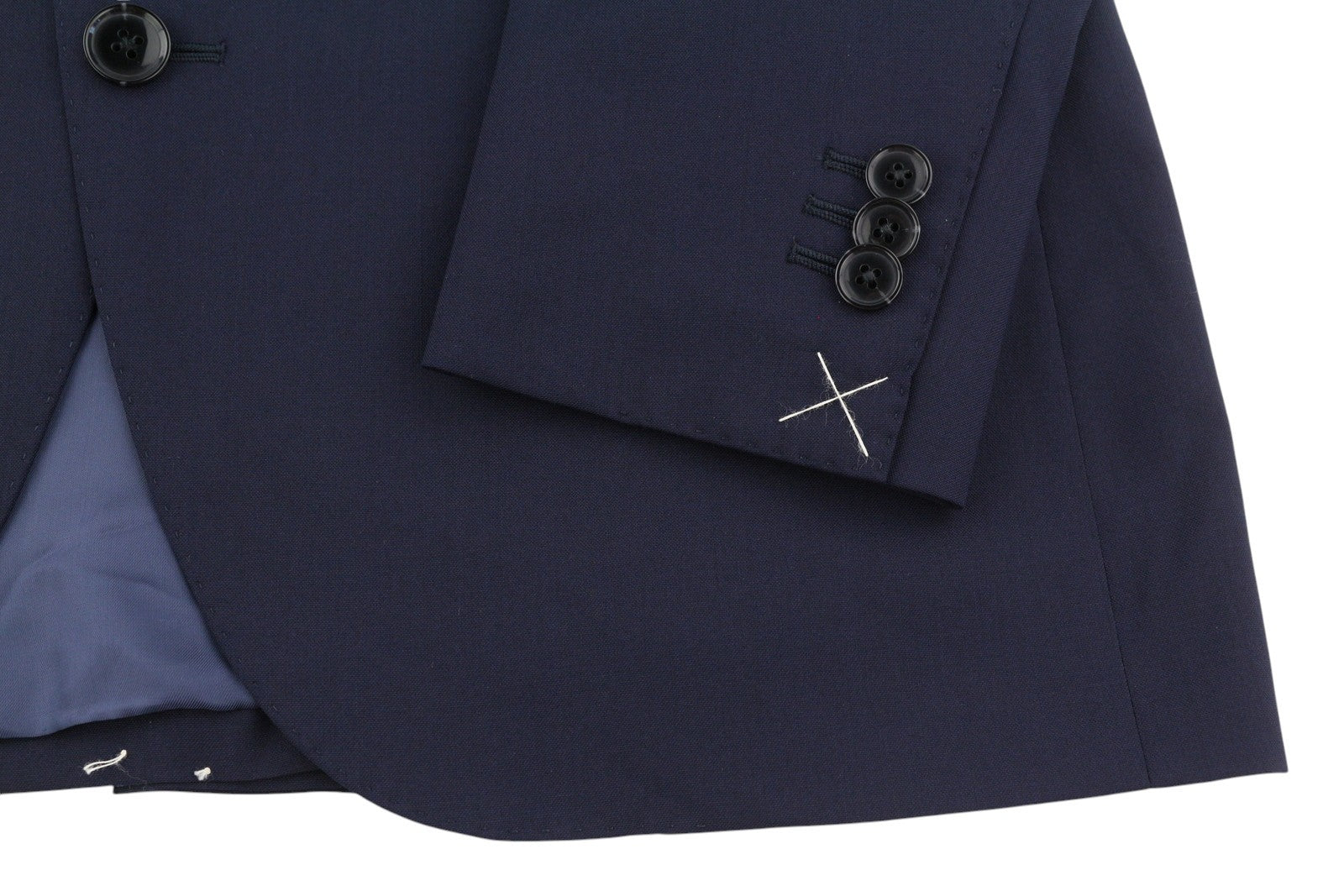 SUITSUPPLY La Spalla Men Suit UK36S / W27 Blue Wool 2 Piece