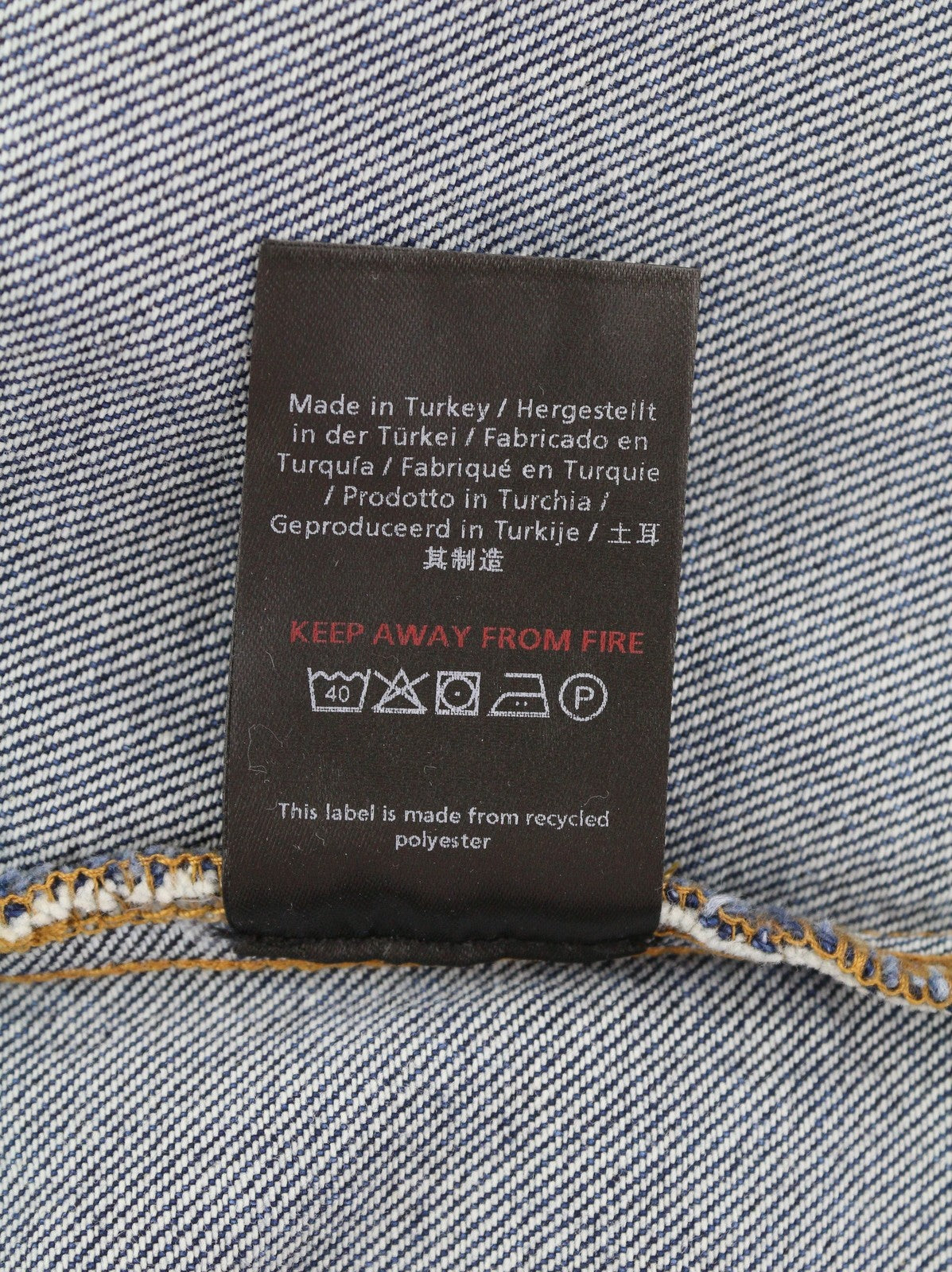 DENHAM Century Trucker Women Jacket M Blue Denim Washed Oversized