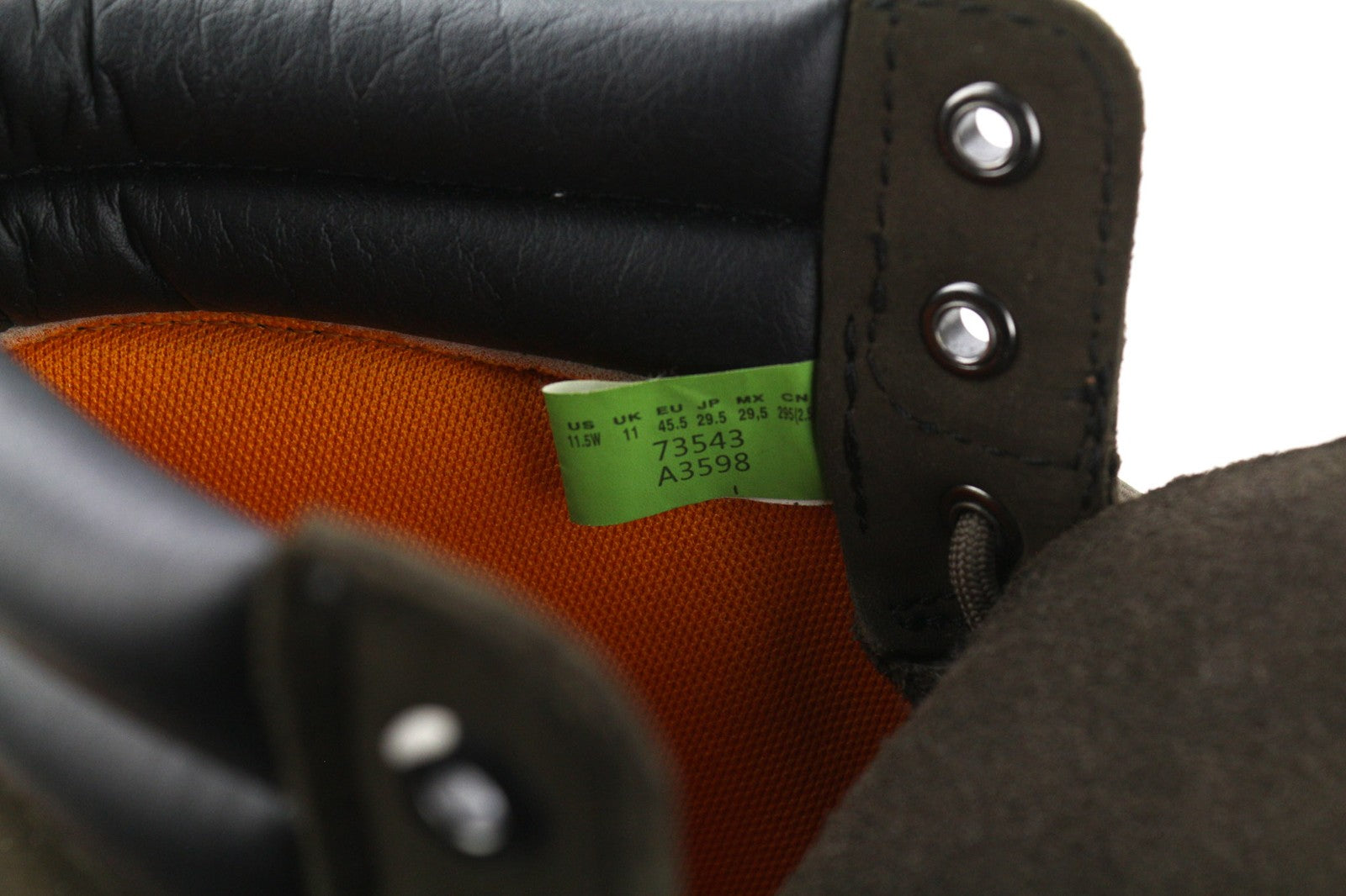 TIMBERLAND 73543-A3598 vyriški EU45.5/46 chaki spalvos odiniai laisvalaikio batai su aukštais logotipais 