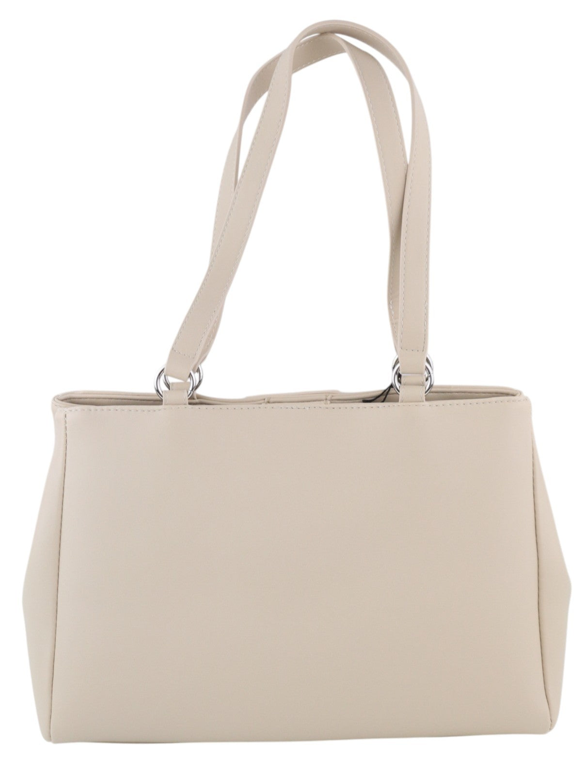 O BAG Vienna Women Bag OS Beige Double Handles Clasp Lined Square