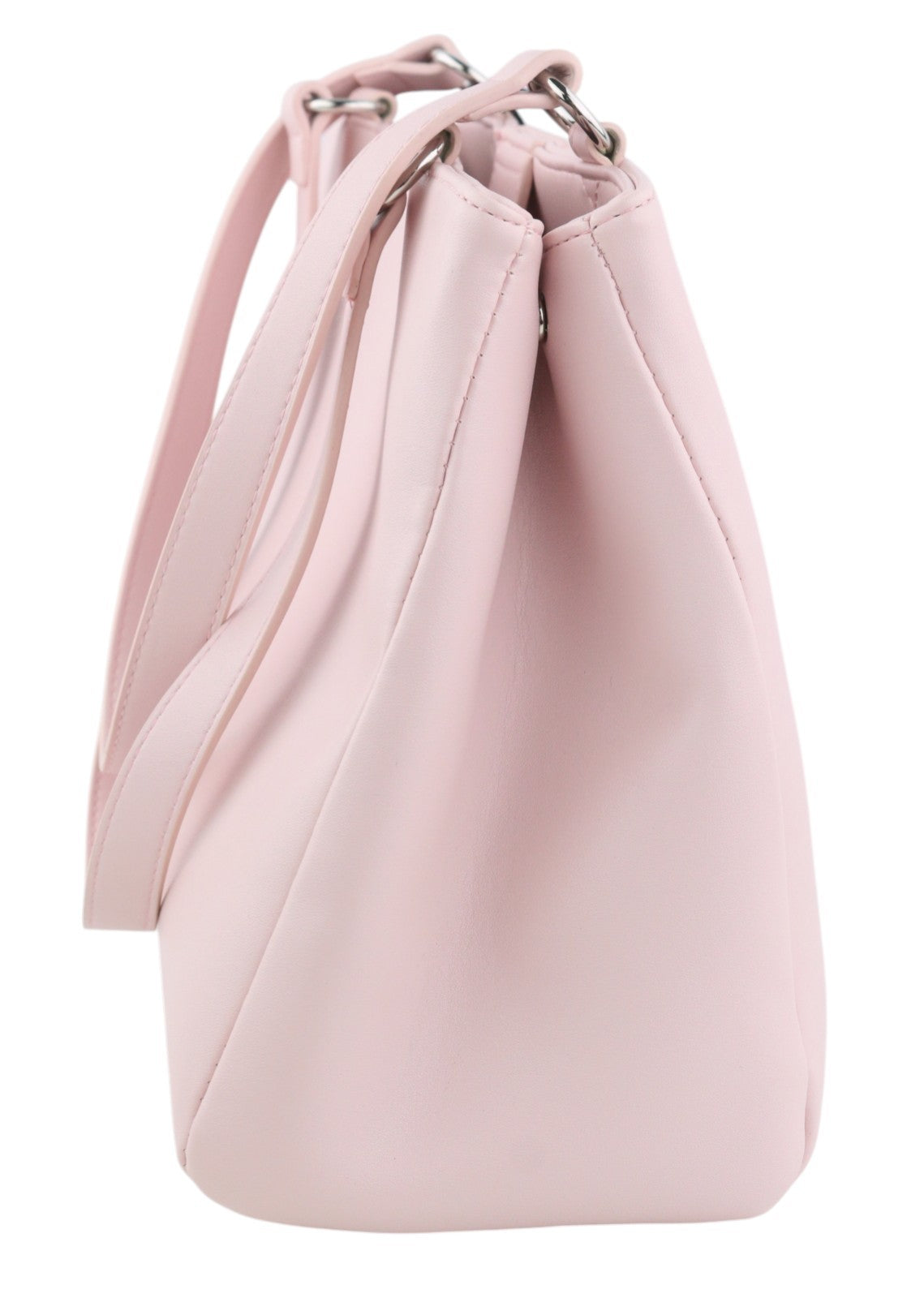 O BAG Vienna Women Bag OS Light Pink Double Handles Clasp Square