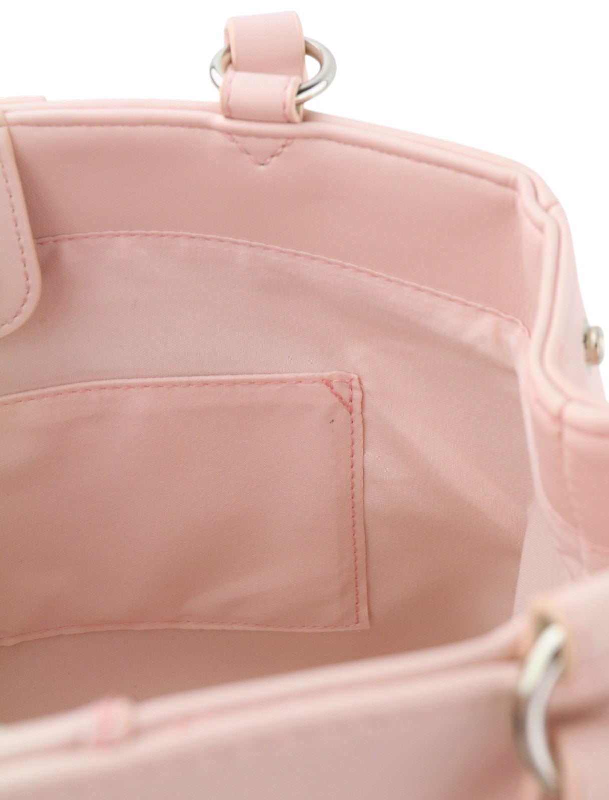 O BAG Vienna Women Bag OS Light Pink Double Handles Clasp Square