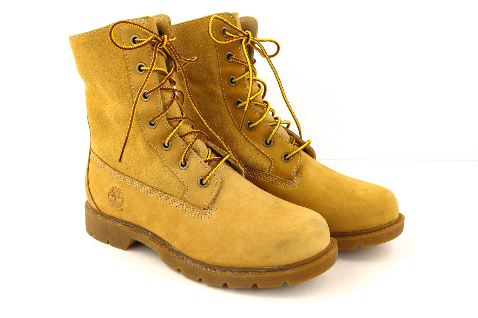 TIMBERLAND A1KGC-A4125 moteriški rudi natūralios odos aukštakulniai su raišteliais, 37/37.5 EU 