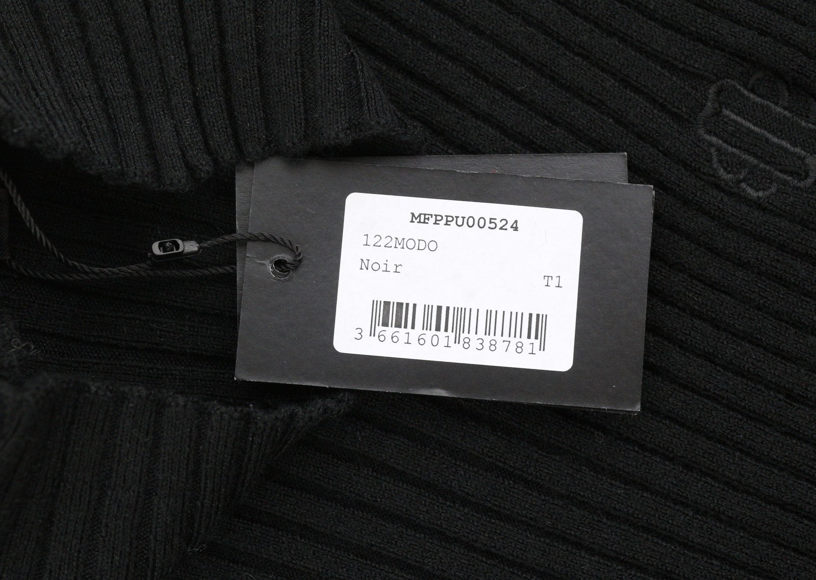 MAJE Modo Women Jumper 1 S Black Wool Blend Close-Fitting Openwork Sleeve RRP215