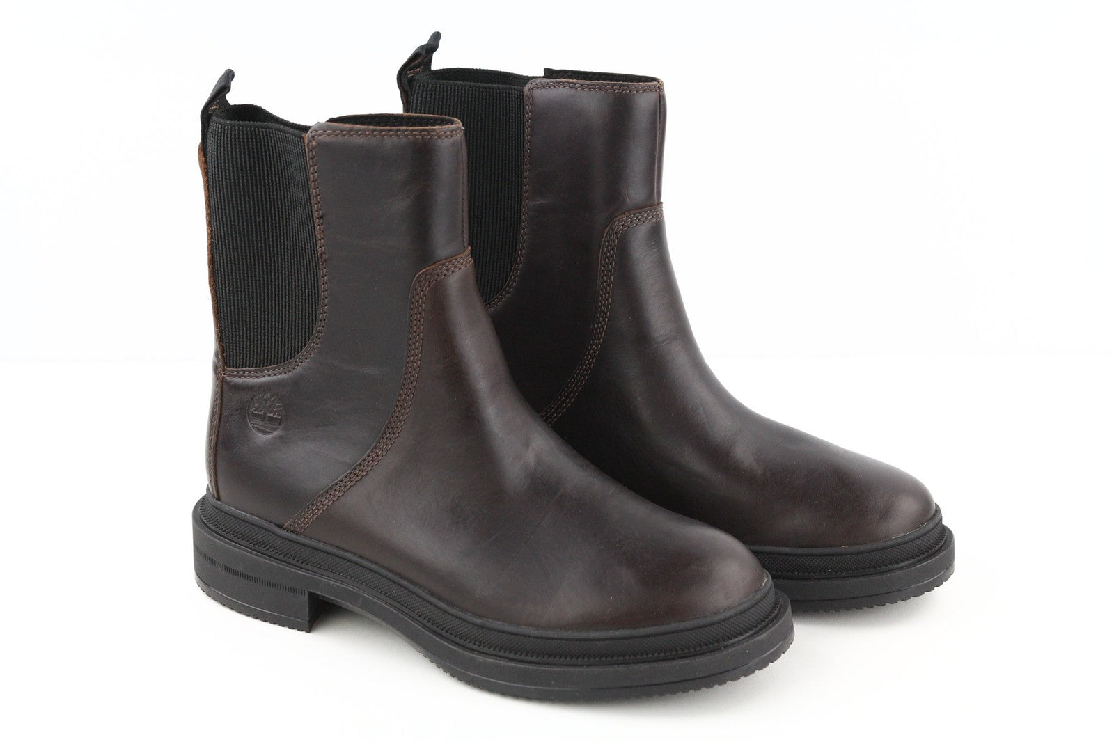 TIMBERLAND A2589 moteriški aulinukai su tamsia odine juostele, odiniai, ReBOTL, su užtrauktuku šone. 