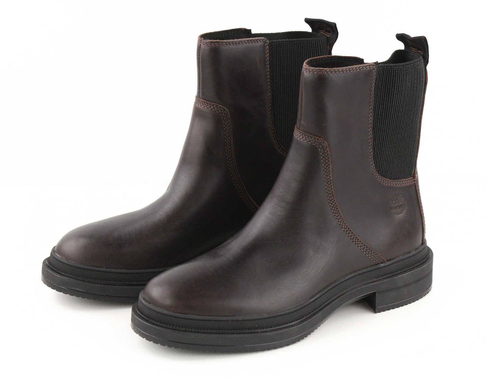 TIMBERLAND A2589 moteriški aulinukai su tamsia odine juostele, odiniai, ReBOTL, su užtrauktuku šone. 