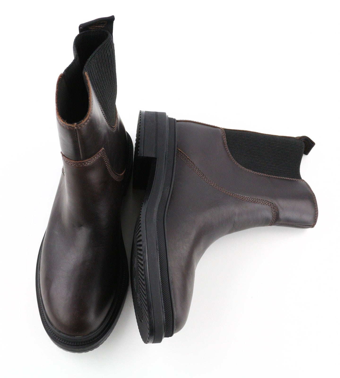 TIMBERLAND A2589 moteriški aulinukai su tamsia odine juostele, odiniai, ReBOTL, su užtrauktuku šone. 