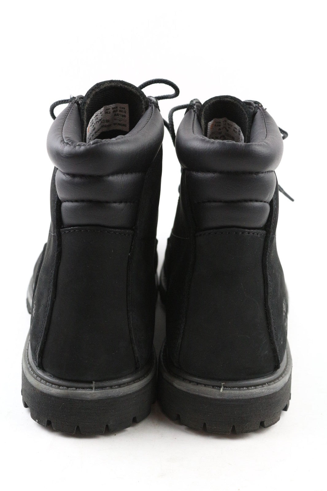 TIMBERLAND A17VM moteriški juodi vandeniui atsparūs odiniai batai su raišteliais, dydis EU41, UK7.5. 