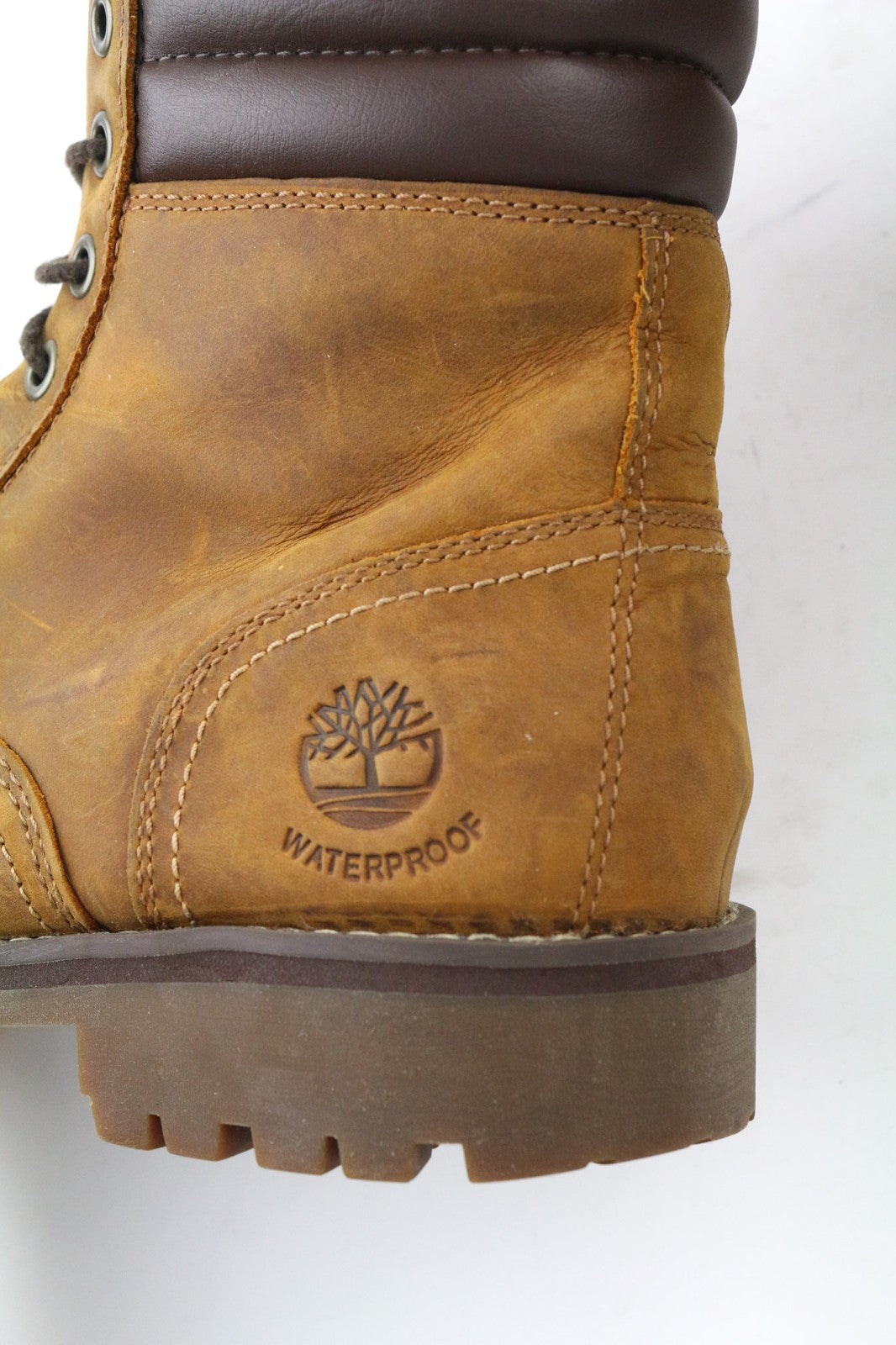 TIMBERLAND A17CK vyriški rudi odiniai, su raišteliais užsegami „Ortholite“ vandeniui atsparūs batai. 